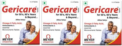 GeriCare For 50'S ,60'S And Beyond Improve Anti-Oxidant Defence & Immune System