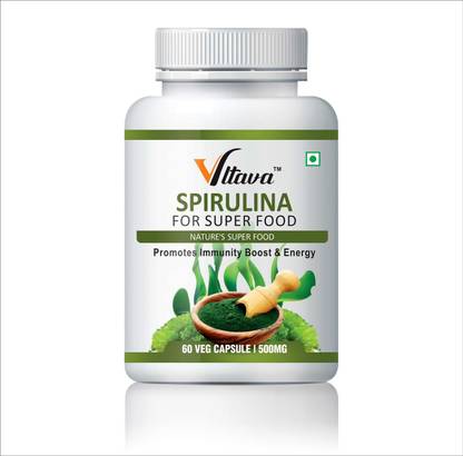 VLTAVA Spirulina Capsules – Nature’s Own Superfood and Nutritional Supplement