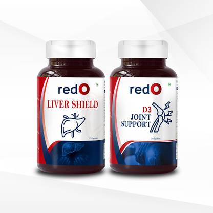 redo Combo Pack Of D-3 Joint Support Tablets & Liver Shield Capsules