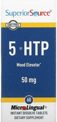 Superior Source 5-HTP, 50 mg, 60 MicroLingual Instant Dissolve Tablets