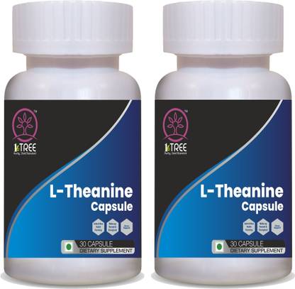 1 Tree L-Theanine Capsules-Relaxation,Relief Stress-Sleep Support-Support Brain Health
