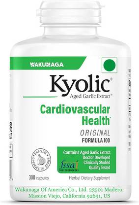 Kyolic Wakunaga Aged Garlic Extract Cardiovascular Original Formula