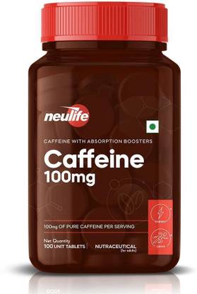 Neulife Caffeine 100mg-Pure Caffeine with Absorption Boosters