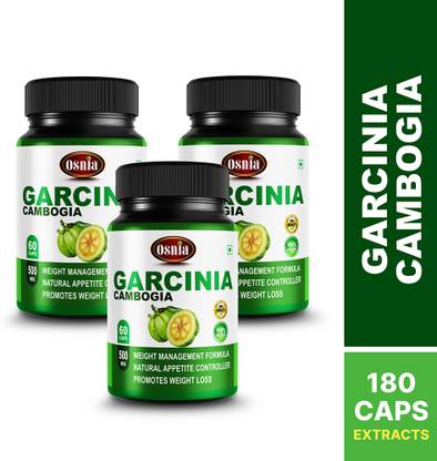 OSNIA Garcinia Cambogia 500 Mg Veg Supplement for Good Digestion & Weight Loss