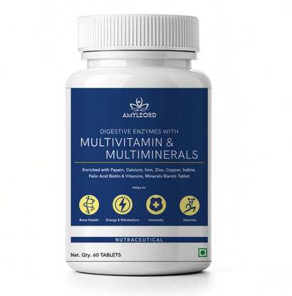 Amyleord Multivitamin With Multiminerals And Digestive Enzymes