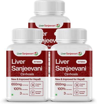 Liver Sanjeevani Cirrhosis Relief Tablet – Antioxidant-Packed Liver Support Supplement