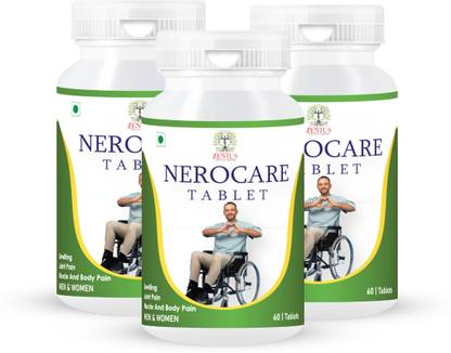 Zenius Neurocare Tablet for Paralysis, Nerve Strength, Pain Relief & Mobility, 180 Tabs