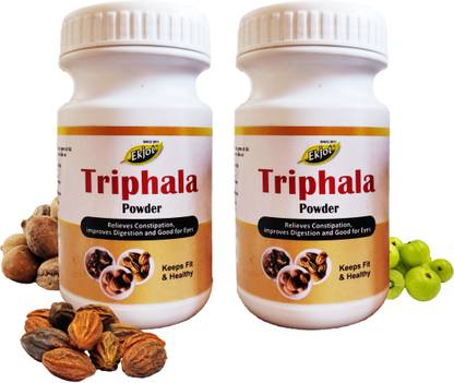 Ekjot Organic Triphala Powder | 100% Ayurvedic Formula Acts as Herbal Laxative
