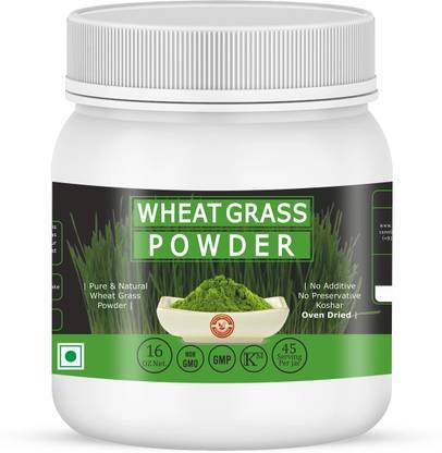 Holy Natural Organic Wheat Grass Powder - 454 GM
