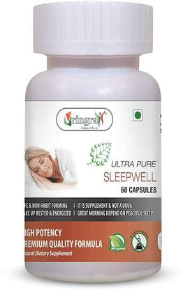 Vringra Sleeping Capsules-Sleeping Tablets-Sleeping Pills-Valerian Root Extract-SleepAid