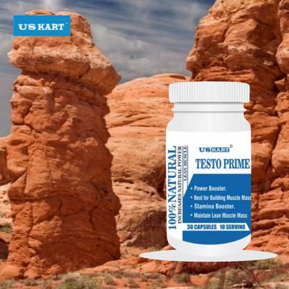 US KART TESTO PRIME Power Booster 30 Capsule Best for Building Muscle