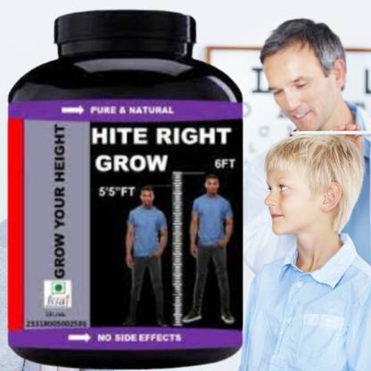Secure Healthcare Hite Right Grow | Height Increasing Height Growth | Capsule | Height after 18