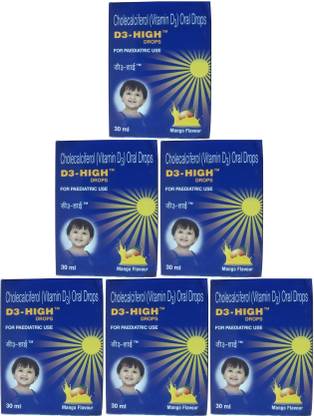 Torrent D3-High drops for paediatric use pack of 6X30 ml each