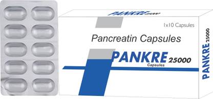 BIOVEN Pankre 25000 Capsules | Pancreatic Enzyme Deficiency | Pancreatic Enzyme Formula