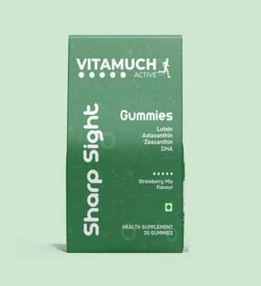VITAMUCH Eye Care Gummies with Lutein & Zeaxanthin for Healthy Vision & Eye Support