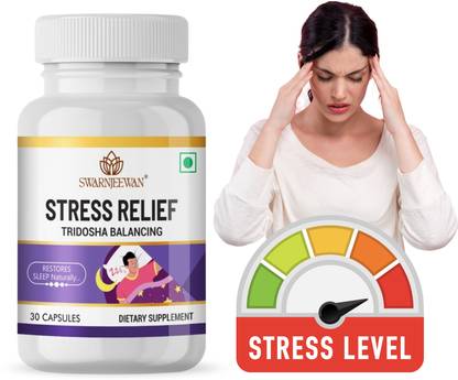 Swarnjeewan Stress Relief Capsules | Herbal Support for Stress, Anxiety & Tension