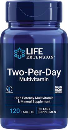 Life Extension Two-Per-Day High Potency Multi-Vitamin & Mineral Supplement