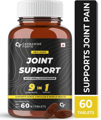 CARBAMIDE FORTE Joint Support Supplement | Glucosamine Tablet 1600mg with Boswellia, Bromelain