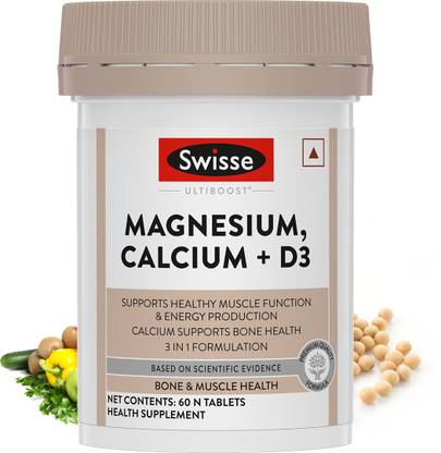 Swisse Ultiboost Magnesium, Calcium+D3