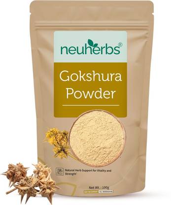 Neuherbs Gokshura Powder For Men|Boost Energy,Strength & Testosterone|100% Pure & Natural