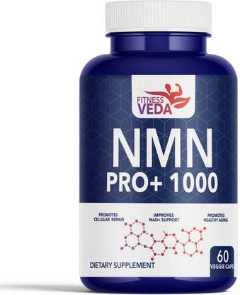 FITNESSVEDA NMN Supplement | NMN Nicotinamide Mononucleotide | NMN Pro+ 1000