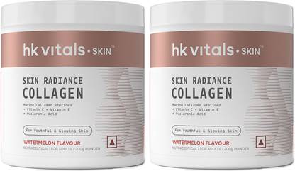 HEALTHKART Skin Radiance Collagen Supplement with Biotin, Watermelon