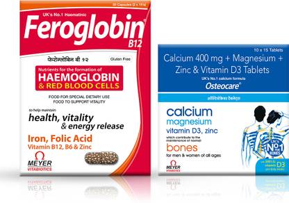 Osteocare Complete combination of Iron with B12, Calcium & Vitamin D to combat anaemia