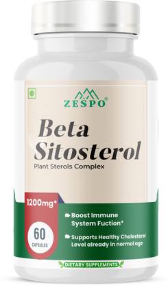ZESPO Beta Sitosterol- Prostate Health, Cholesterol Support- Boost Immune Wellness