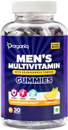 Prorganiq Men's Multivitamin Gummies with Ashwagandha Extract