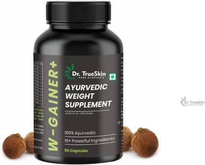 Dr. Trueskin W-Gainer+ Capsules with Ayurvedic Nutrition Boost More