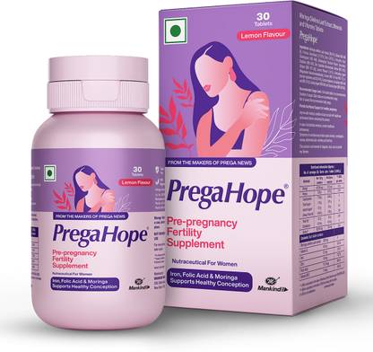 Pregahope Pre-pregnancy Fertility Supplement, Nutraceutical For Women | 30 Tablets