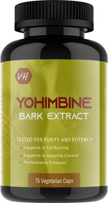Vitaminhaat Yohimbine Bark Extract 75 Capsules Std. 8%