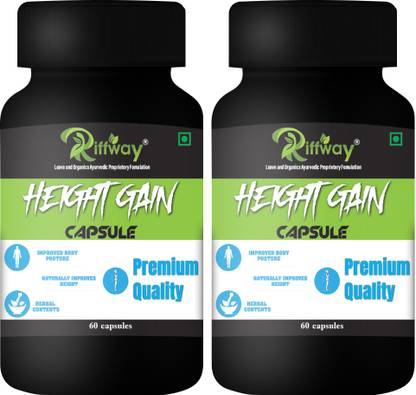 Riffway Gain Height Capsule |Helps Often Lead To Better Posture Height Growth Capsule