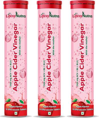 Lifesy Nutra Apple Cider Vinegar Effervescent Tablet | Weight Management | redulity of Mother