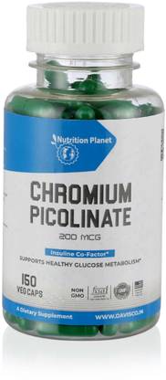 Nutrition Planet Chromium Picolinate (Unflavored - 150 Capsules, 150 Servings)
