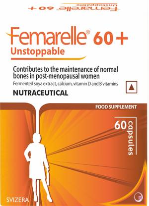 Femarelle Unstoppable Post-Menopause Relief for Bone, Joint, Vaginal Health & More.