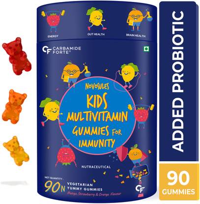 CARBAMIDE FORTE Multivitamin Gummies for Kids & Adults with Superfoods & Prebiotics for Immunity