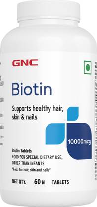 GNC Biotin 10000mcg Tablets
