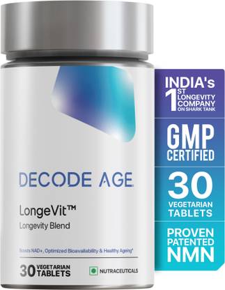 Decode Age LongeVit NMN Supplement Blend to Slow Down Ageing Process