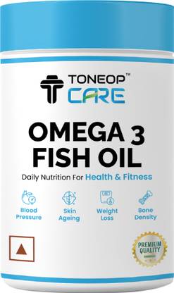 Toneop Care ToneOpCare Omega 3 Fish Oil Capsules /60 Oil Filled Capsules