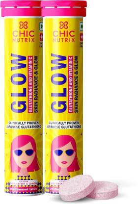 Chicnutrix Japanese Glutathione & Vitamin C for Acne Free, Glowing Skin