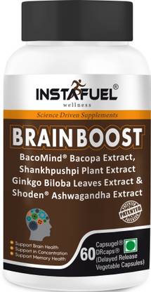 INSTAFUEL Brain Booster Supplements | Brain Health, Mental Clarity, Focus & Memory Support
