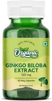 Organic Zing Ginkgo Biloba Extract | Ideal for supporting cognitive function - 120mg