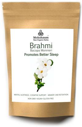 Mokshaum Bacopa Monnieri (Brahmi) Powder for Promotes Better Sleep