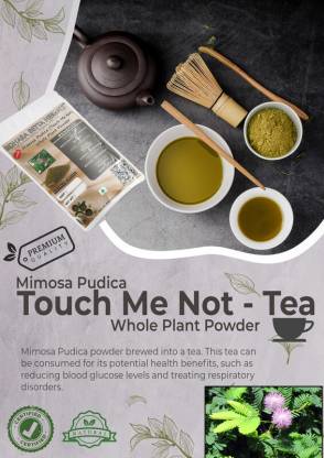 SIDHARA BETTA HERBALS Mimosa Pudica Whole Plant Powder | Touch-Me-Not Plant Powder | Lajwanti Powder