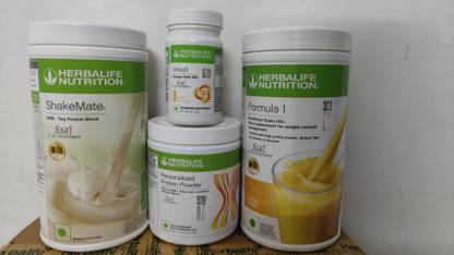 HERBALIFE WEIGHT LOSS F1 MANGO SHAKE & SHAKEMATE & ROTEIN POWDER200GM & AFRESH GINGER