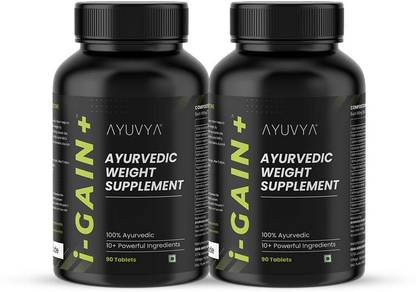 Ayuvya New and improved formula i-Gain+ Weight Gainer I 100% Ayurvedic