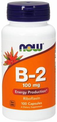 Now Foods Vitamin B-2 Riboflavin, 100mg, 100 Caps