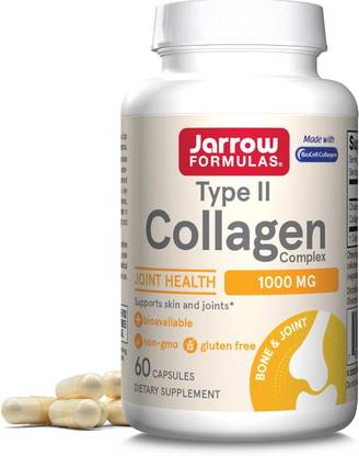 Jarrow Formulas Formulas Type 2 Collagen Complex 1000 mg 60 Capsules.