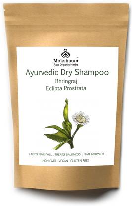 Mokshaum Raw Organic Herbs Bhringraj Eclipta Prostrata Powder for Hair Loss